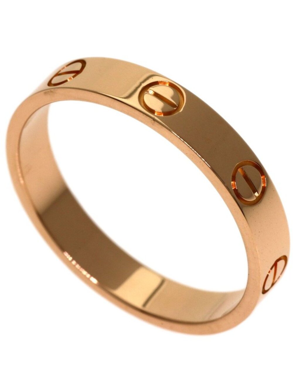 Cartier Mini Love Ring 57 18k Pink Gold